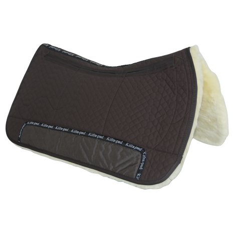  Kifra-pad Western Merino 8-Pocket Brown - Boomloos Western Zadelpad