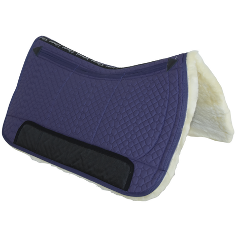 Kifra-pad Western Merino 8-Pocket Purple - Boomloos Western Zadelpad