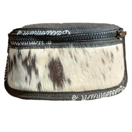 Cattleman&rsquo;s Hip Bag Canvas &ndash; Koeienprint