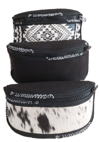 Cattleman&rsquo;s Hip Bag Canvas &ndash; Koeienprint