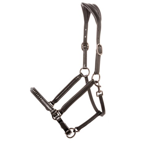 Lederen IJslanderhalster Freydis - Black 