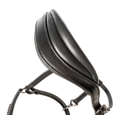 Lederen IJslanderhalster Freydis - Black 