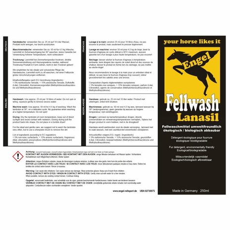 Lanasil lamswol wasmiddel &ndash; speciaal wasmiddel voor lamswol en schapenvacht (250 ml)