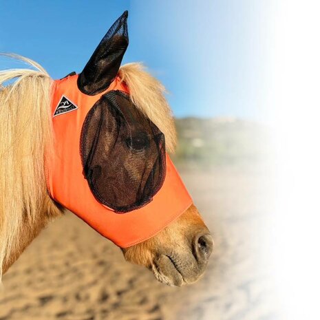Professional's Choice Comfort Fit Fly Mask Orange