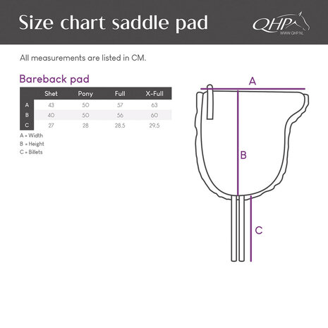 Barebackpad met imitatiebont Zwart - Shet t/m XFull