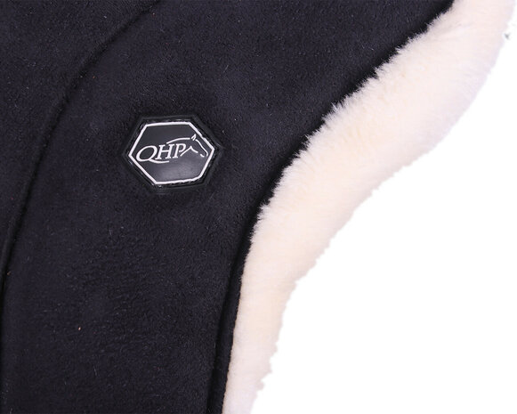 Barebackpad met imitatiebont Zwart - Shet t/m XFull
