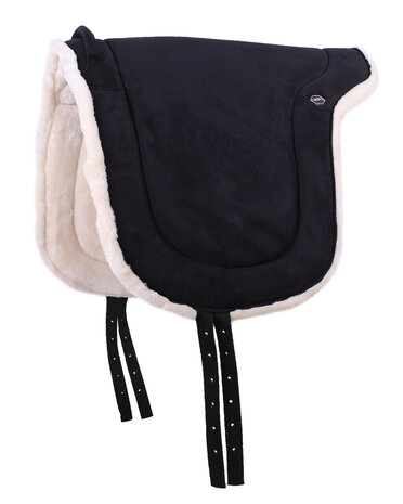 Barebackpad met imitatiebont Zwart - Shet t/m XFull