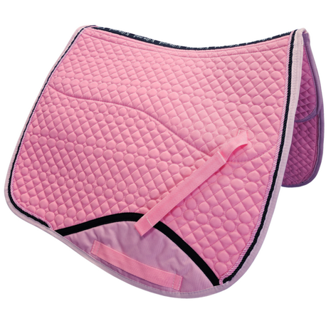 Kifra-pad Square Cotton Soft Pink - Zadelpad voor boomloze zadels