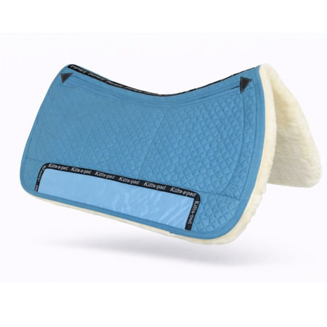 Kifra-pad Western Merino 8-Pocket Turquoise - Boomloos Western Zadelpad
