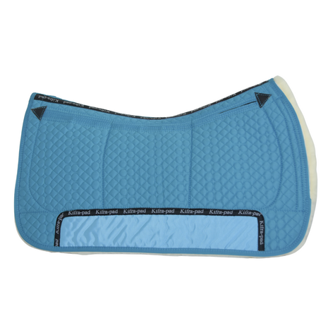 Kifra-pad Western Merino 8-Pocket Turquoise - Boomloos Western Zadelpad