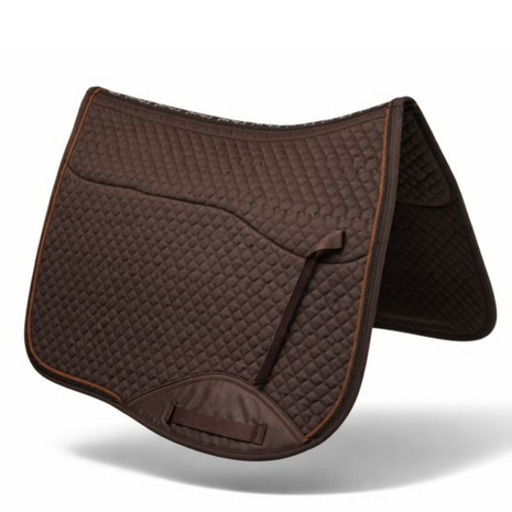  Kifra-pad Square Cotton Brown - Zadelpad voor boomloze zadels