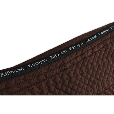  Kifra-pad Square Cotton Brown - Zadelpad voor boomloze zadels