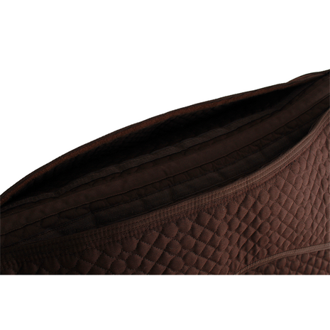  Kifra-pad Square Cotton Brown - Zadelpad voor boomloze zadels