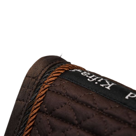  Kifra-pad Square Cotton Brown - Zadelpad voor boomloze zadels