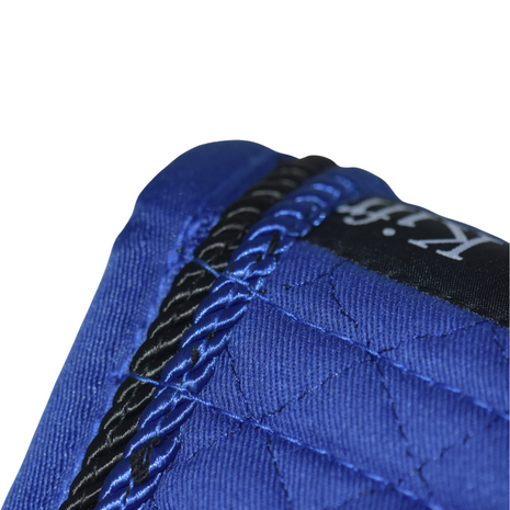 Kifra-pad Square Cotton Royal Blue - Zadelpad voor boomloze zadels