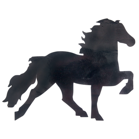 IJslands Paard Sticker XL voor Auto &amp; Trailer &ndash; 40 x 31 cm