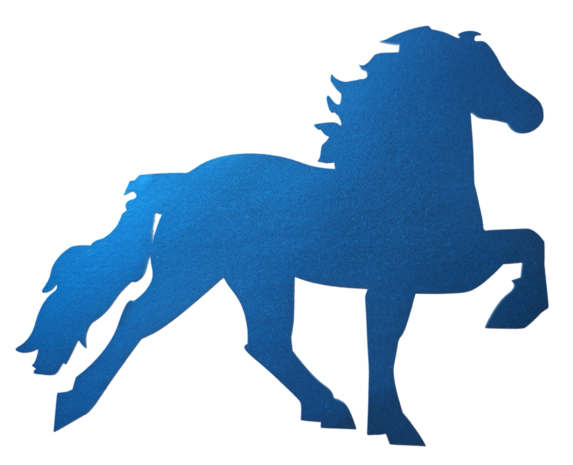 IJslands Paard Sticker &ndash; Duurzame Vinyl Sticker  14,5 x 11,5 cm