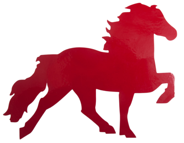 IJslands Paard Sticker &ndash; Duurzame Vinyl Sticker  14,5 x 11,5 cm