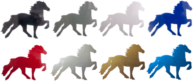 IJslands Paard Sticker &ndash; Duurzame Vinyl Sticker  14,5 x 11,5 cm