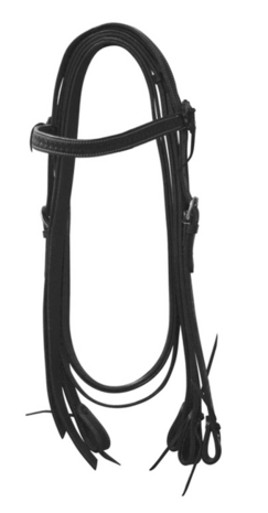 Lakota Westernhoofdstel Basket of Flower Tooling met Split Reins &ndash; Pony &amp; Full