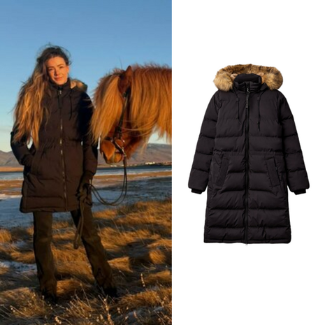 T&oslash;lt Saga Warme Winter Rijjas &ndash; Waterdicht, Winddicht, Zwart