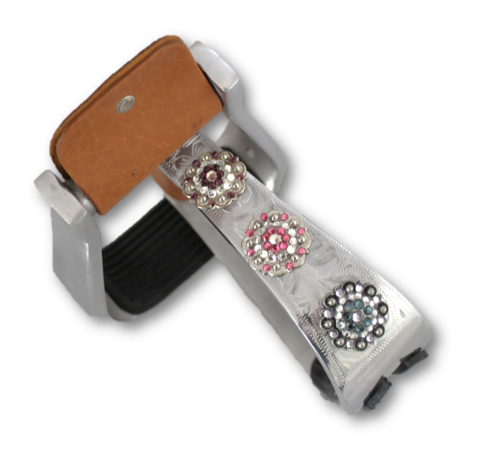 Stijgbeugels Western Aluminium Concho
