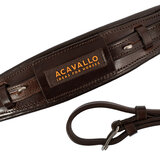 Acavallo Lederen neusriem voor hackamore_