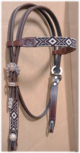 Showhoofdstel Antique Aztec | 2 kleuren | Showhoofdstel Antique Aztec | 2 kleuren |