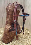 Western Hoofdstel Turquoise Beads Western Hoofdstel Turquoise Beads