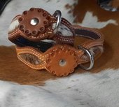 Halsband Hond Cowhide Halsband Hond Cowhide