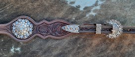 Crystal Buckle Set Copper Peach Crystal Buckle Set Copper Peach