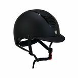 Equestro Eclipse Plain Matt Helmet Black/Black Equestro Eclipse Plain Matt Helmet Black/Black