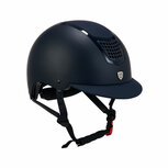 Equestro Eclipse Plain Matt Helmet Navy/Navy Equestro Eclipse Plain Matt Helmet Navy/Navy