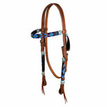 Pool's Navajo Beads Hoofdstel met Tooling Pool's Navajo Beads Hoofdstel met Tooling