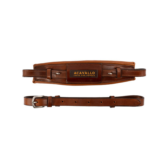 Acavallo Lederen neusriem voor hackamore